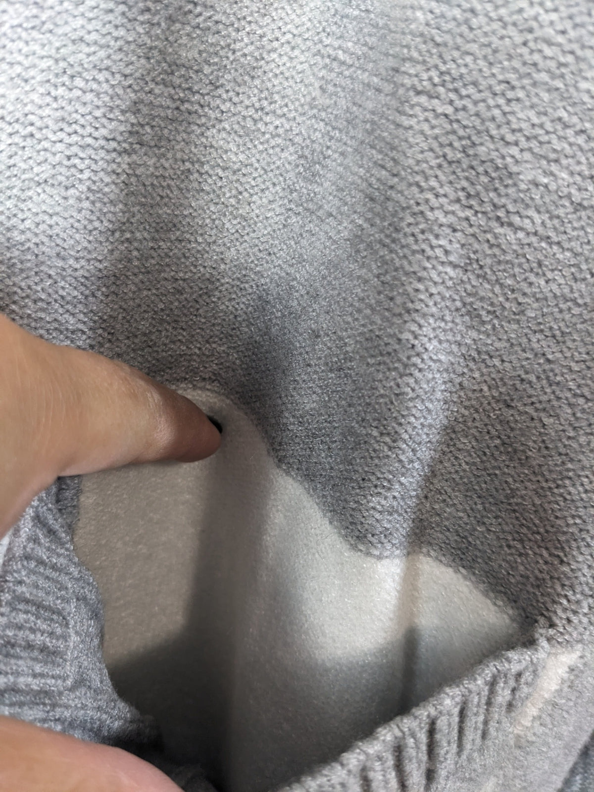 Coco y Club Grey Mock Neck Sweater - L