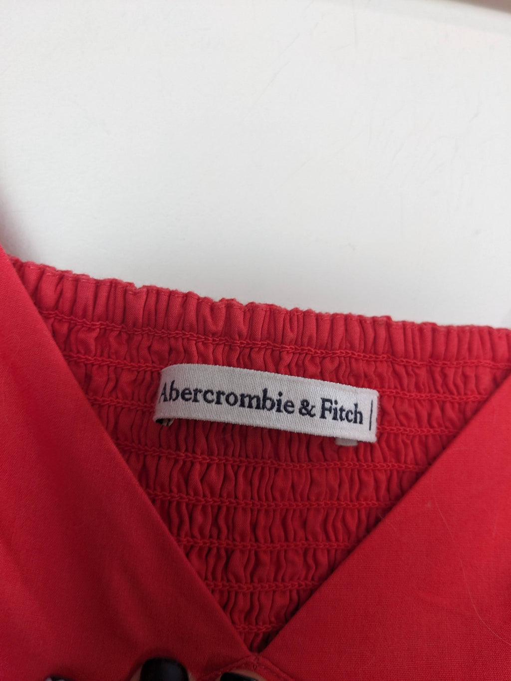 Abercrombie & Fitch Red Maxi Dress - M