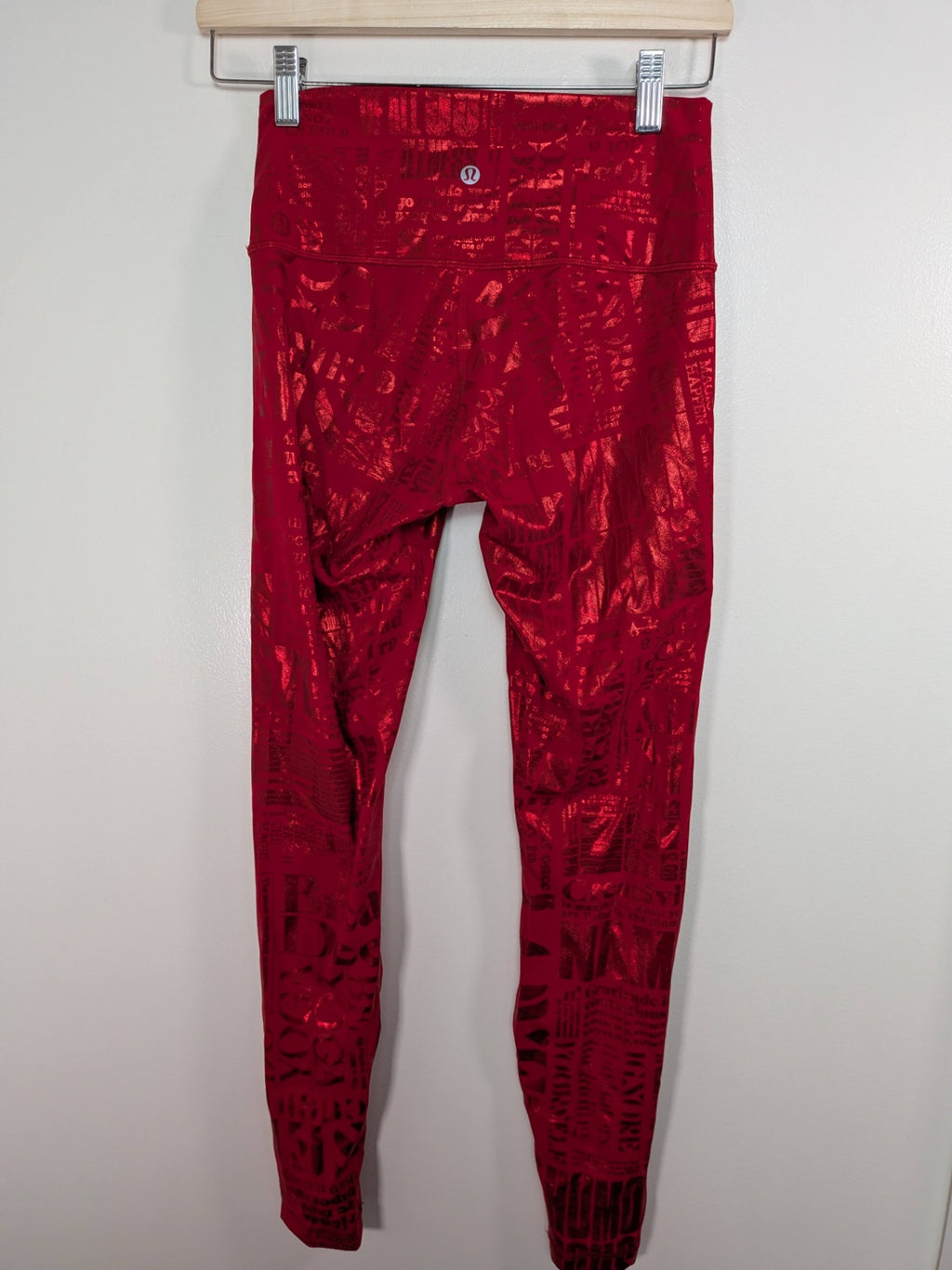 Lululemon red print leggings - 6