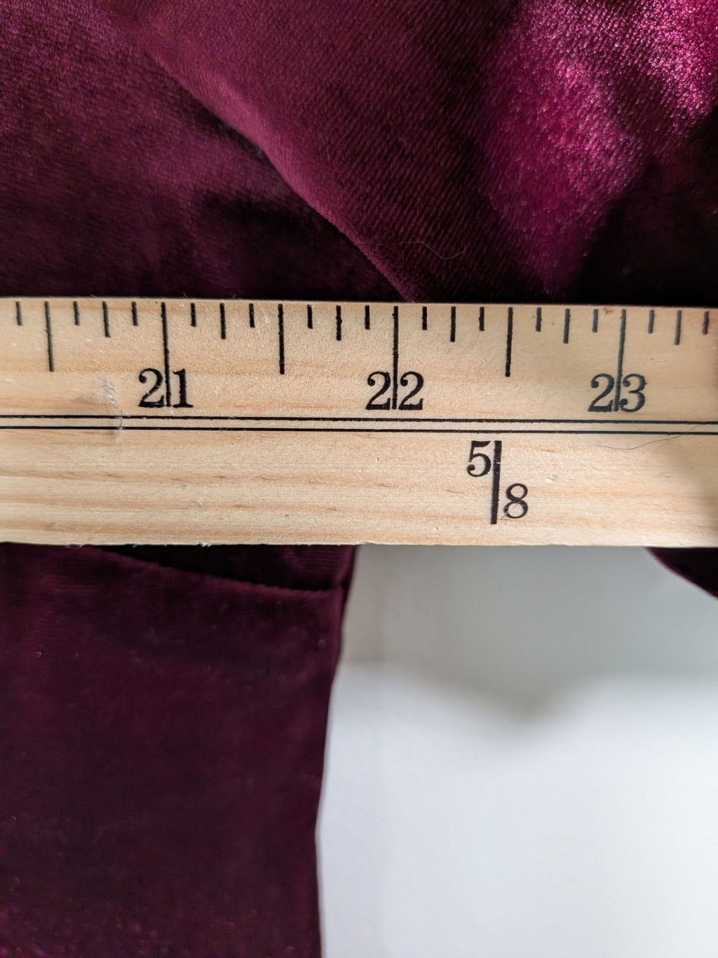 Ricki's red velvet blouse - XL
