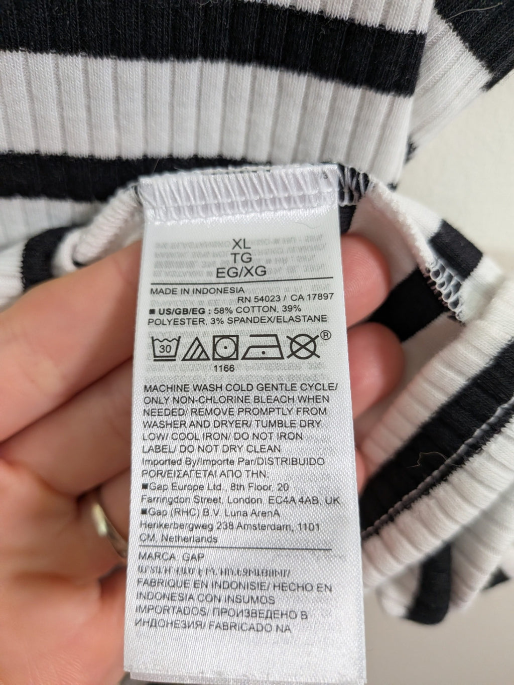 Gap striped tank - XL