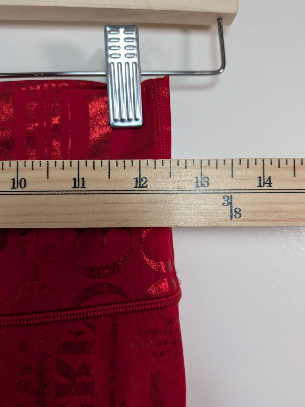 Lululemon red print leggings - 6
