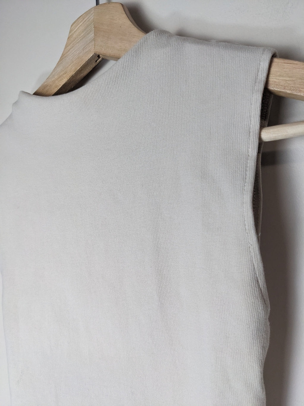 ZARA Beige Sleeveless Top - M