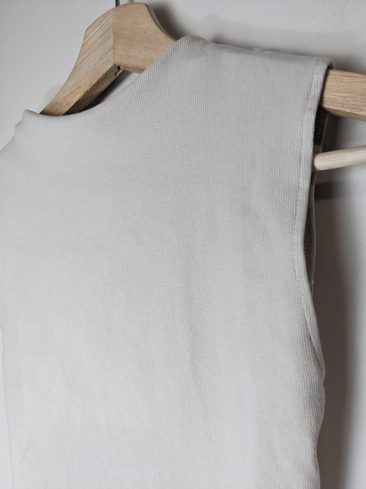 ZARA Beige Sleeveless Top - M