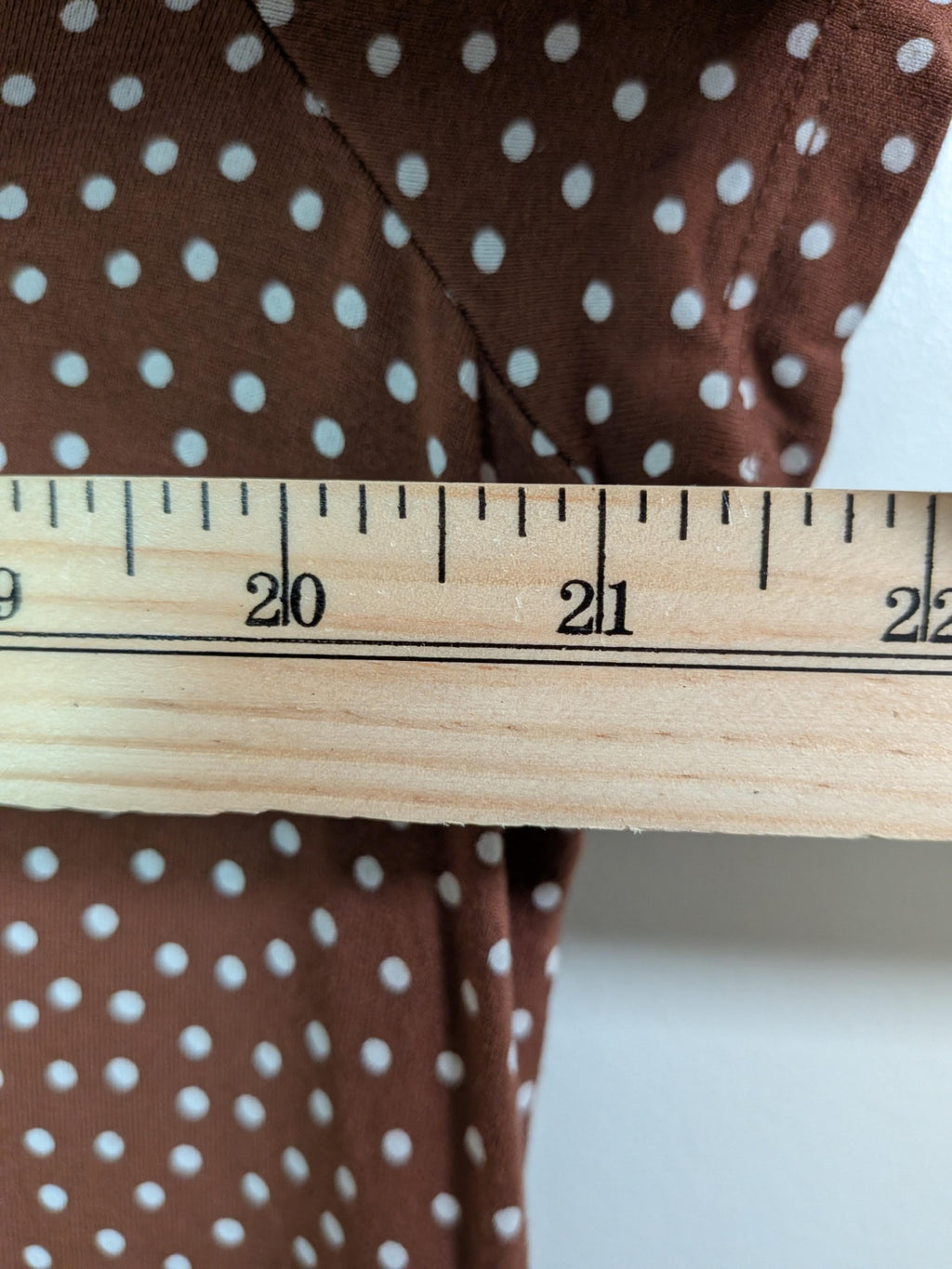 Old navy brown polka-dot dress - XL