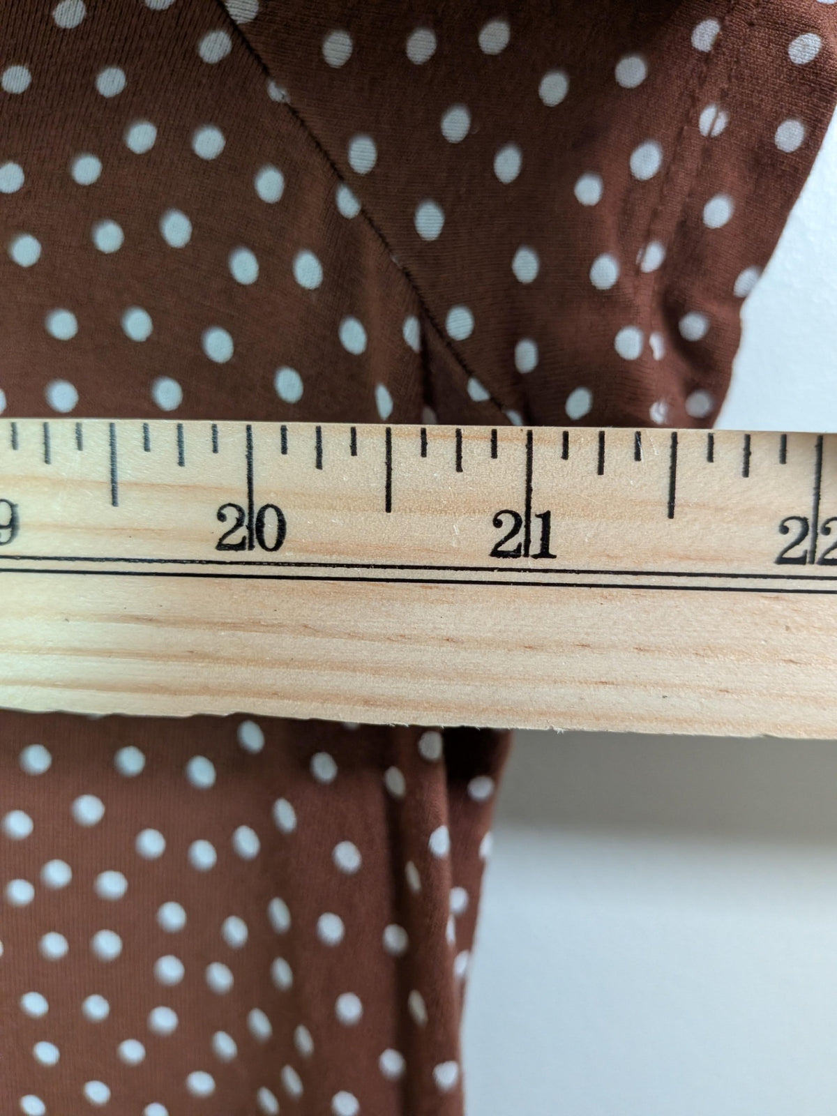 Old navy brown polka-dot dress - XL