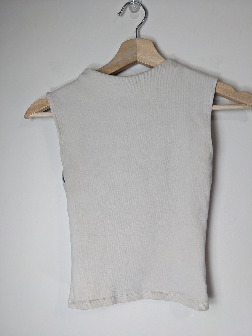 ZARA Beige Sleeveless Top - M
