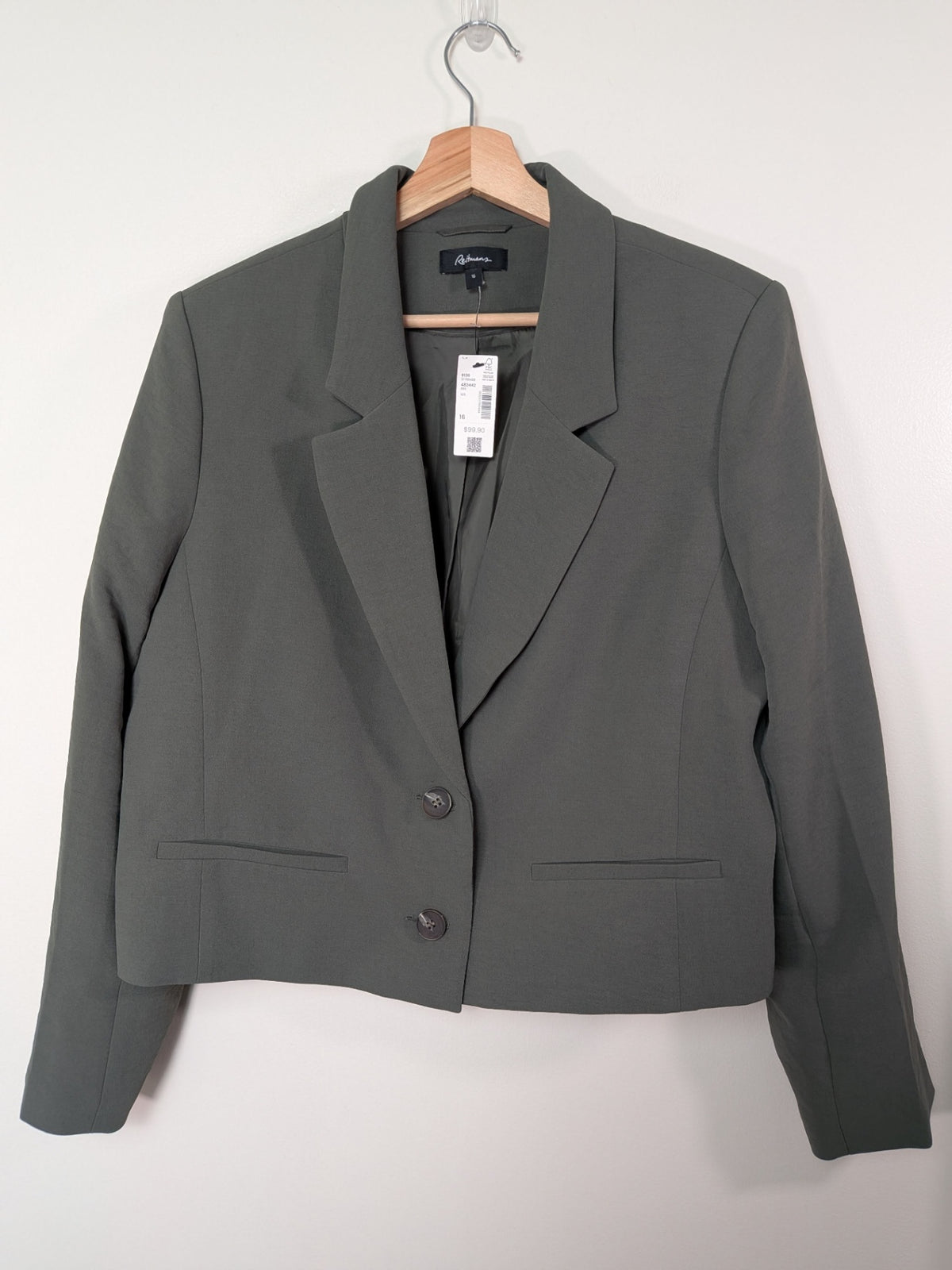 NWT Reitmans green blazer - 16