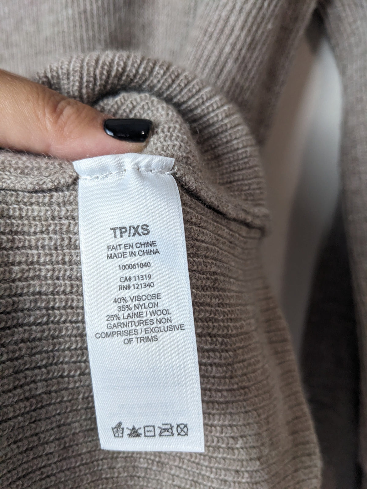 Dynamite Tan Sweater Dress - XS