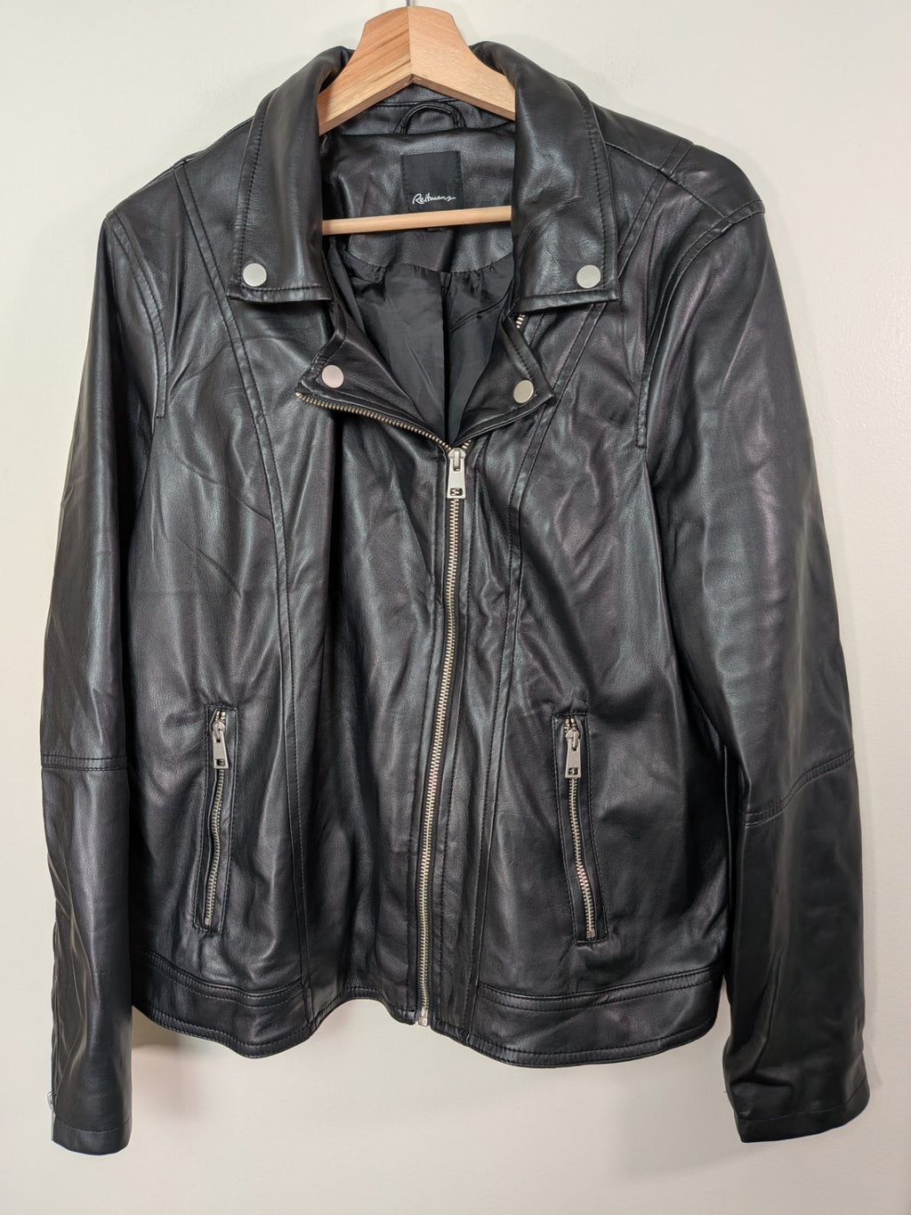 NWT Reitmans pleather moto jacket - 16