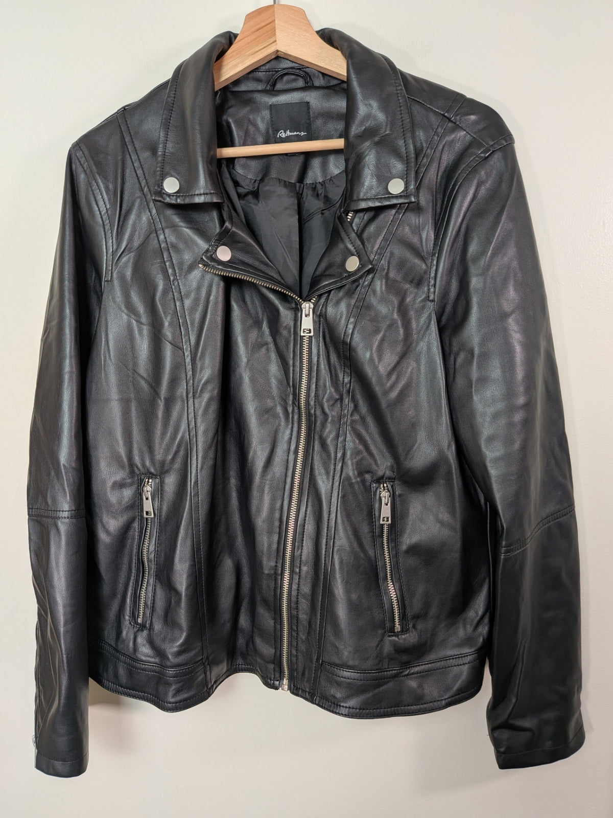 NWT Reitmans pleather moto jacket - 16