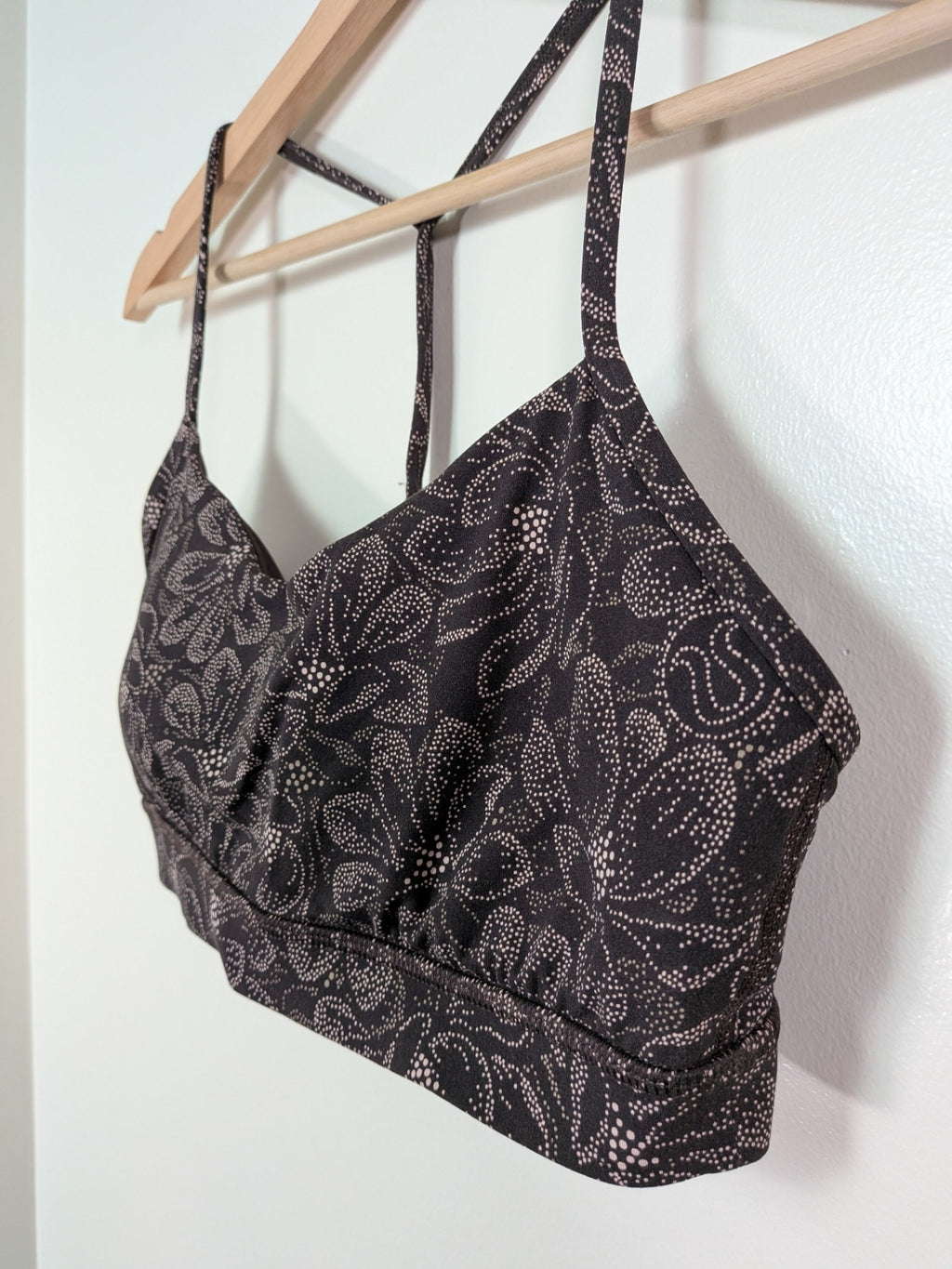 Lululemon brown floral bra -12