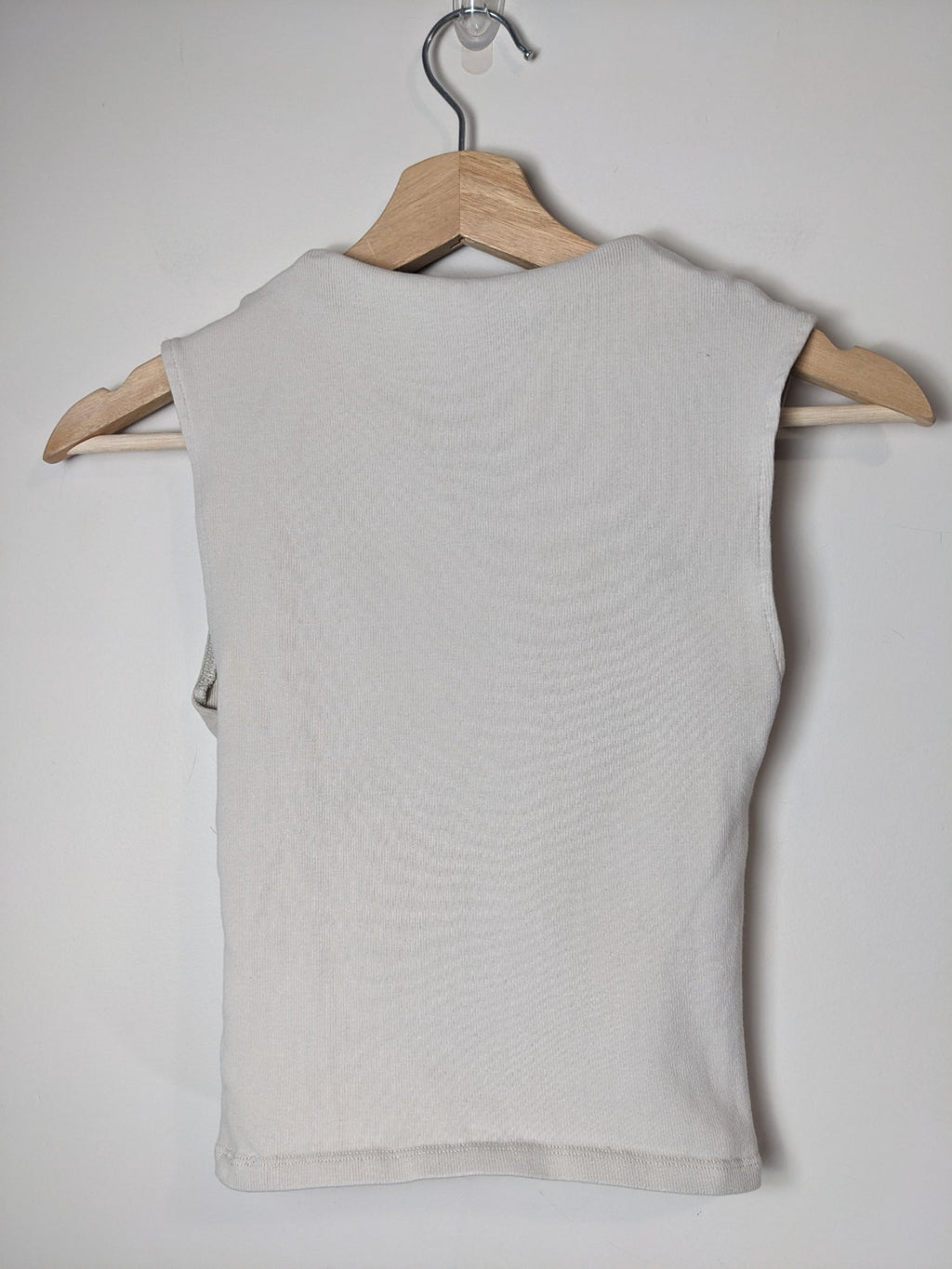ZARA Beige Sleeveless Top - M