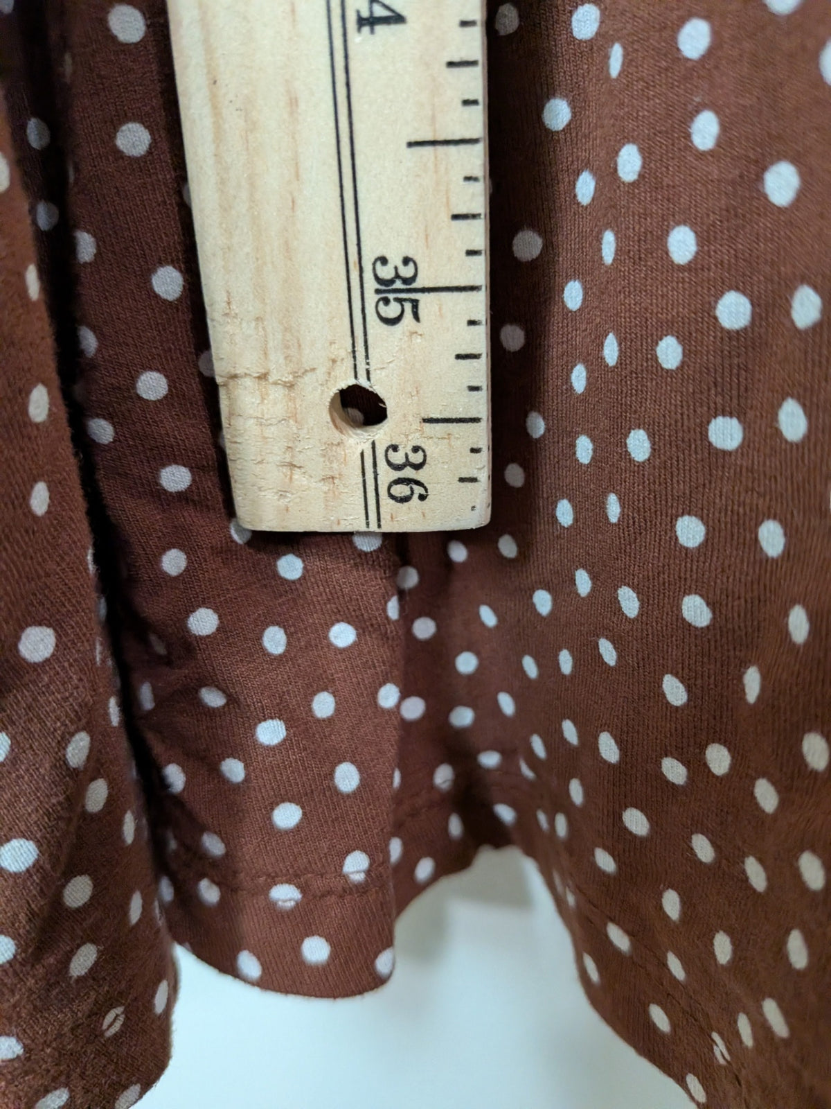 Old navy brown polka-dot dress - XL