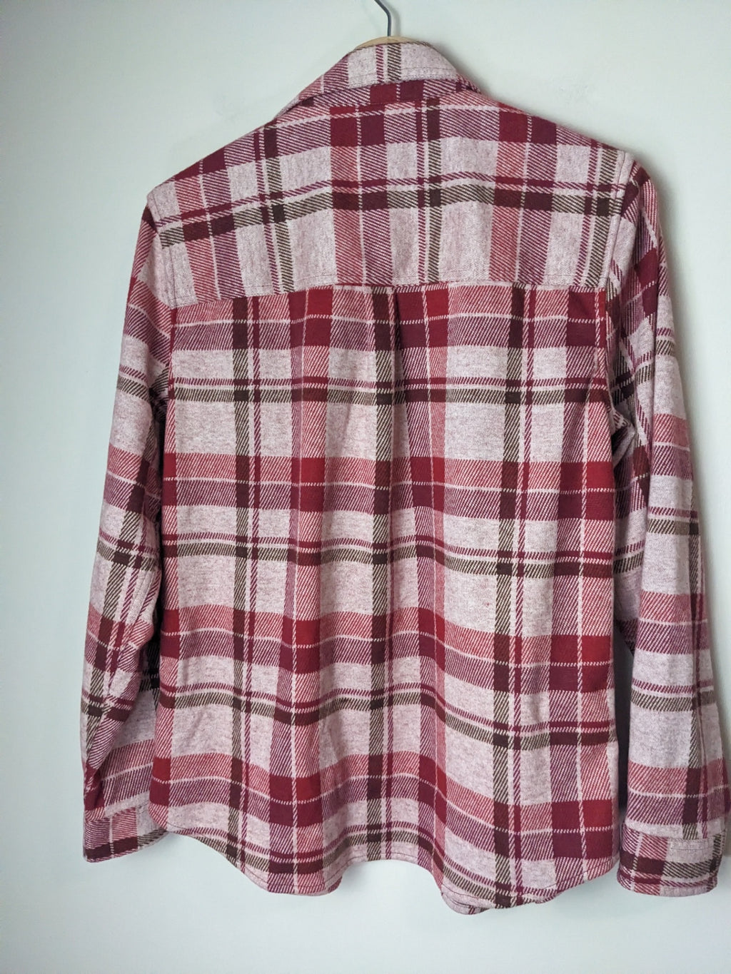 Chaps Red Plaid Flannel Shirt - M