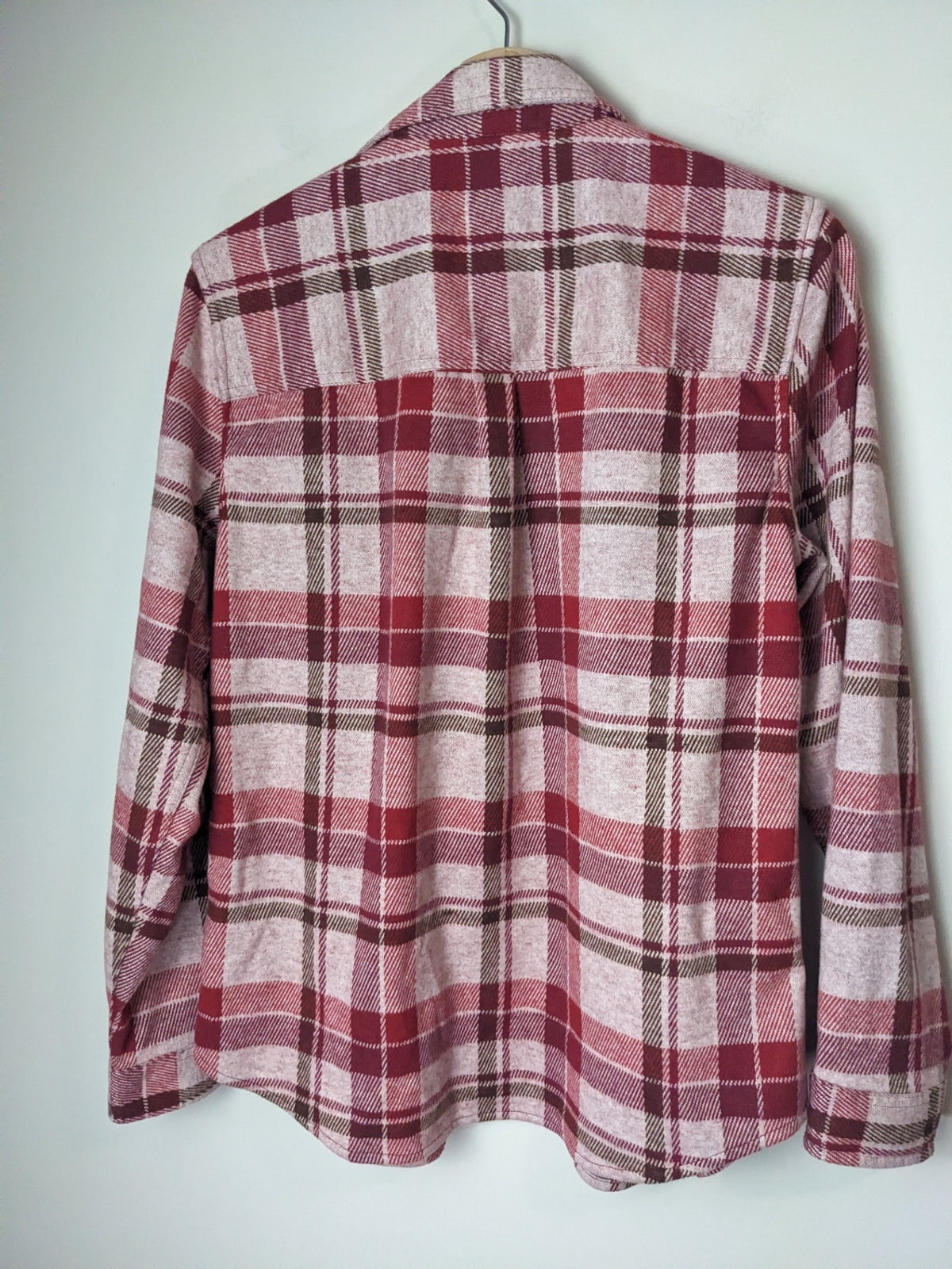 Chaps Red Plaid Flannel Shirt - M