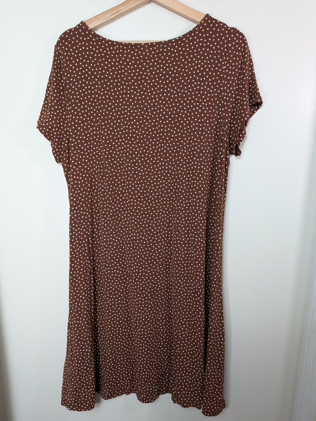 Old navy brown polka-dot dress - XL