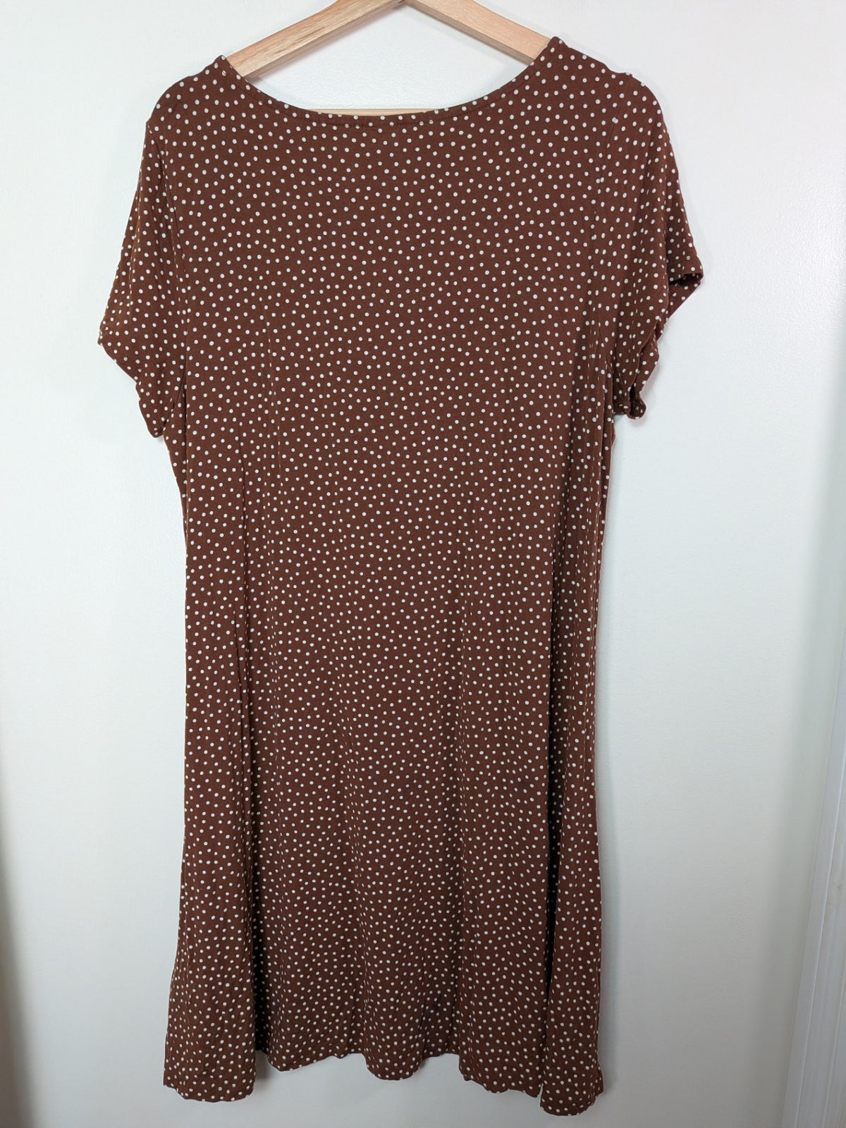 Old navy brown polka-dot dress - XL