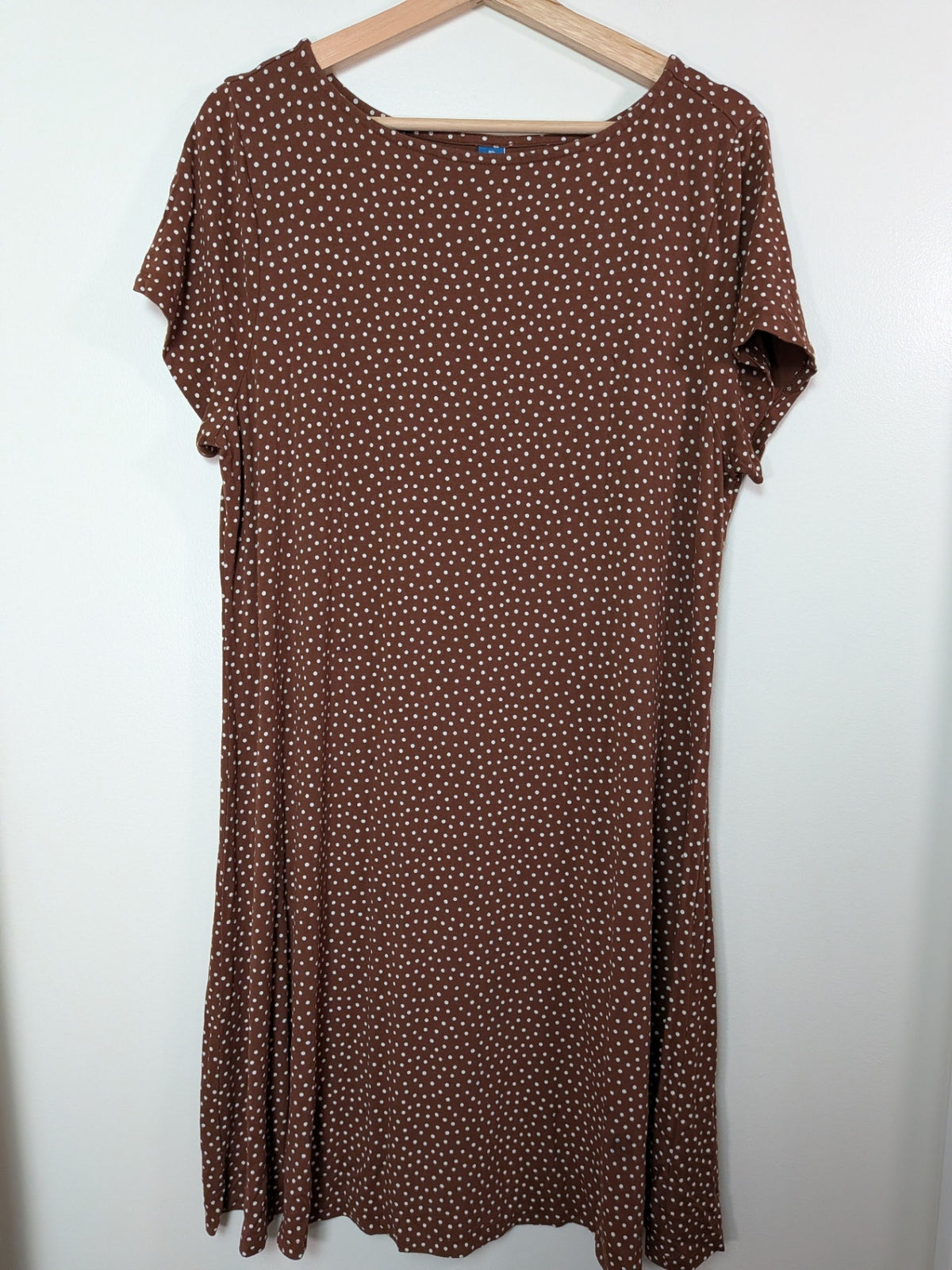 Old navy brown polka-dot dress - XL