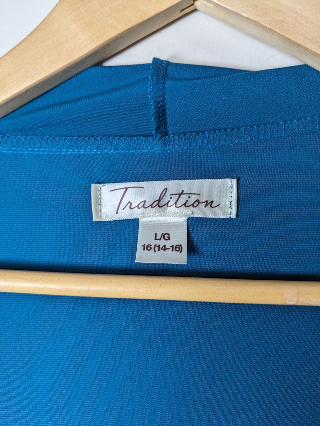 Tradition Blue Cardigan with Black Tank Attached - L