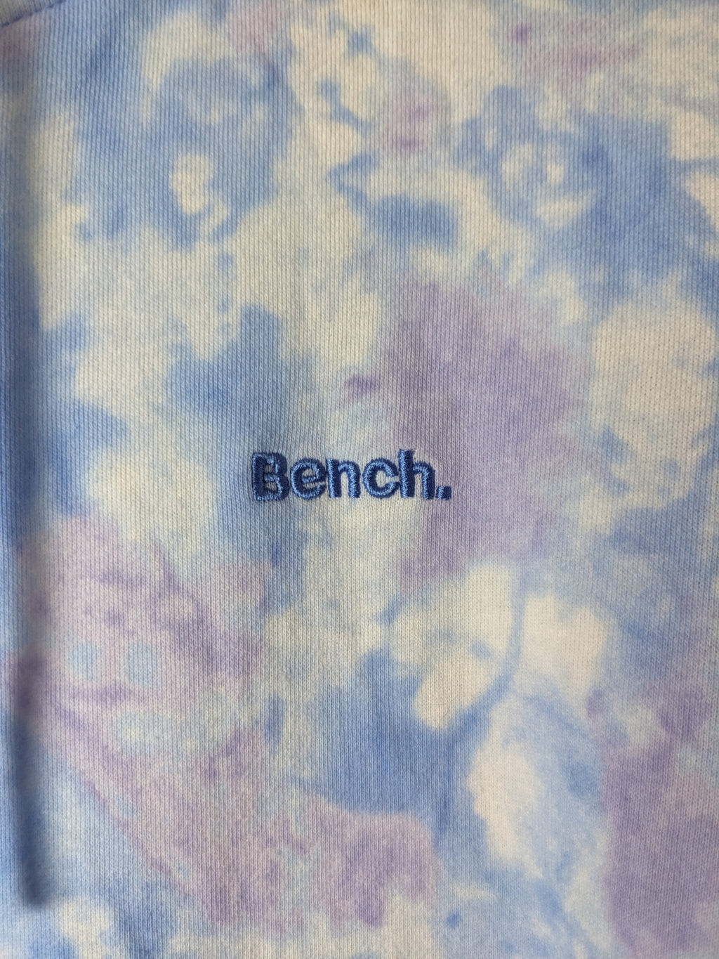 Bench. Tye Dye Blue Hoodie - XL
