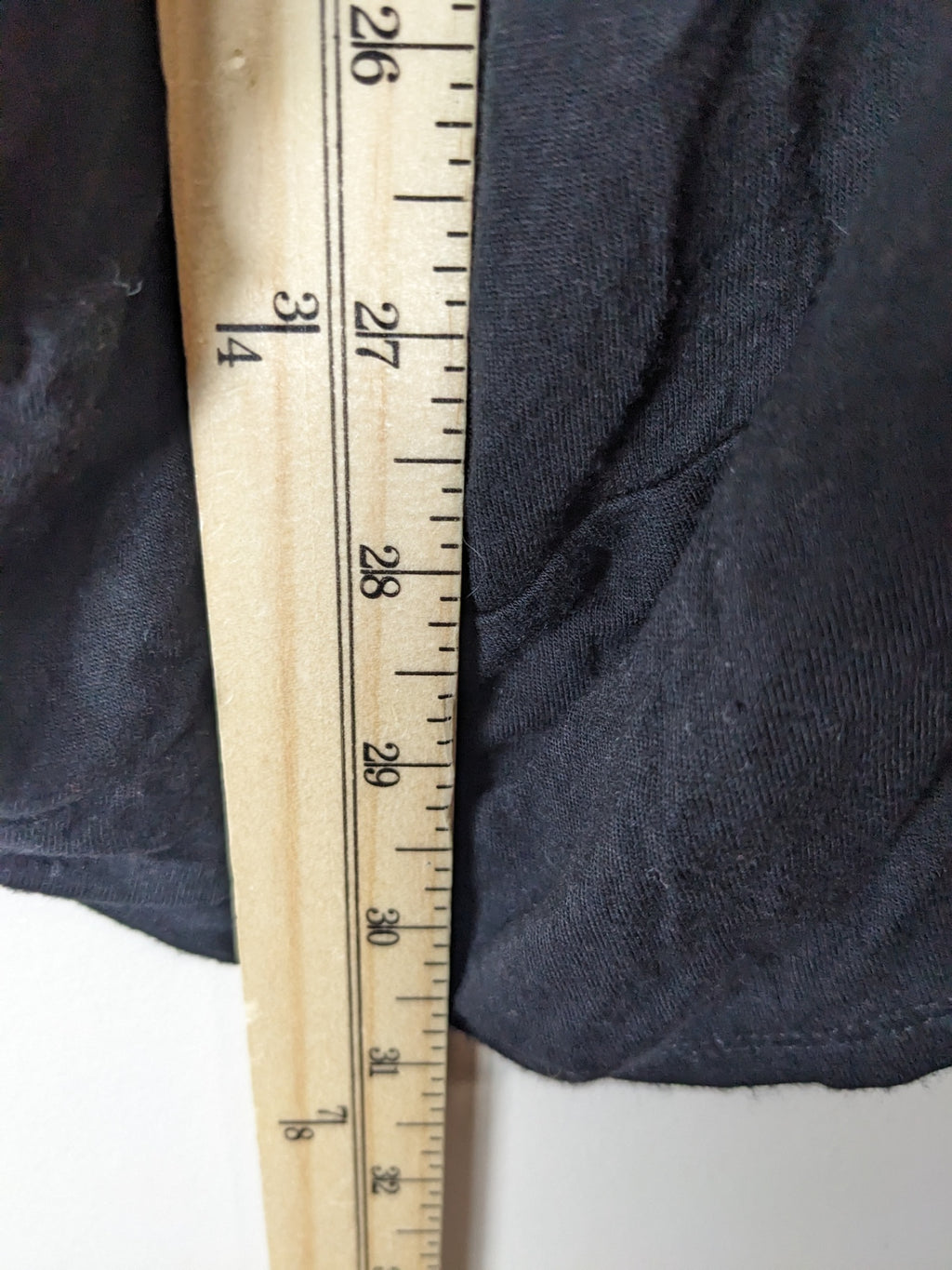 Black Front Tie T-Shirt - 2X