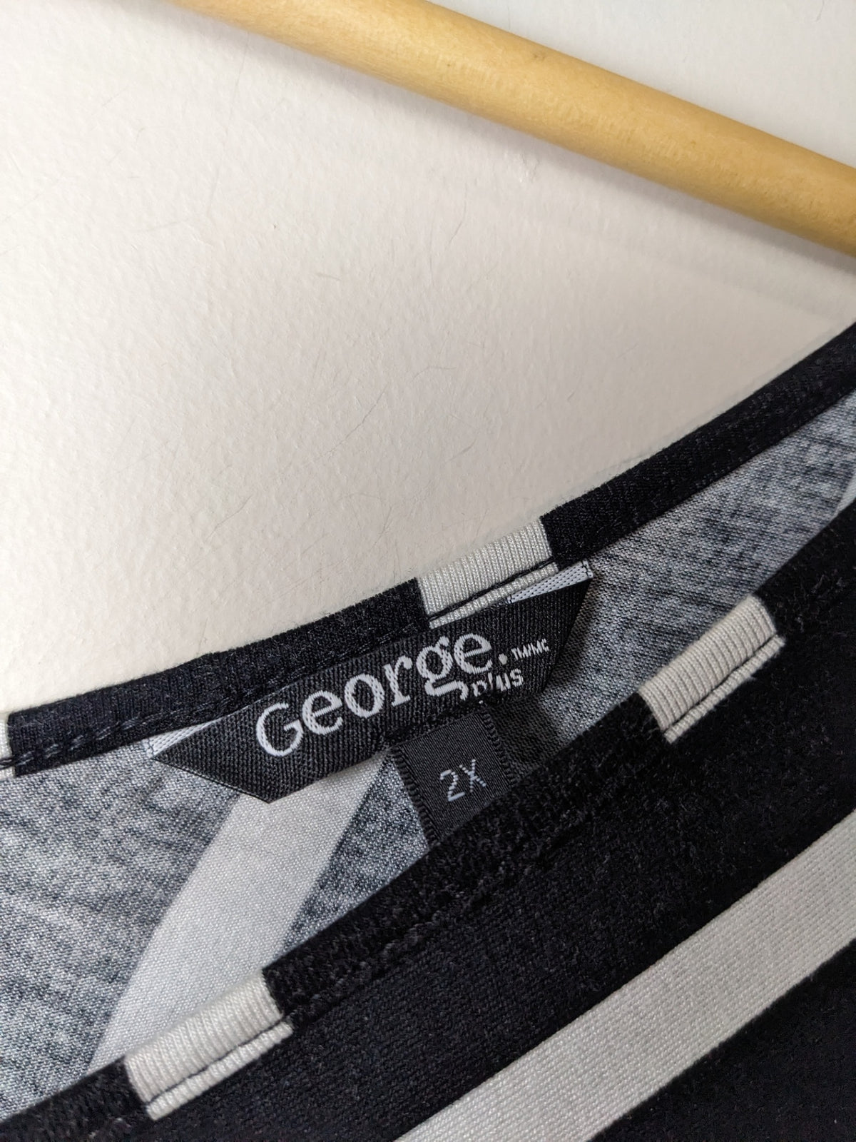 George Striped Maxi Dress - L