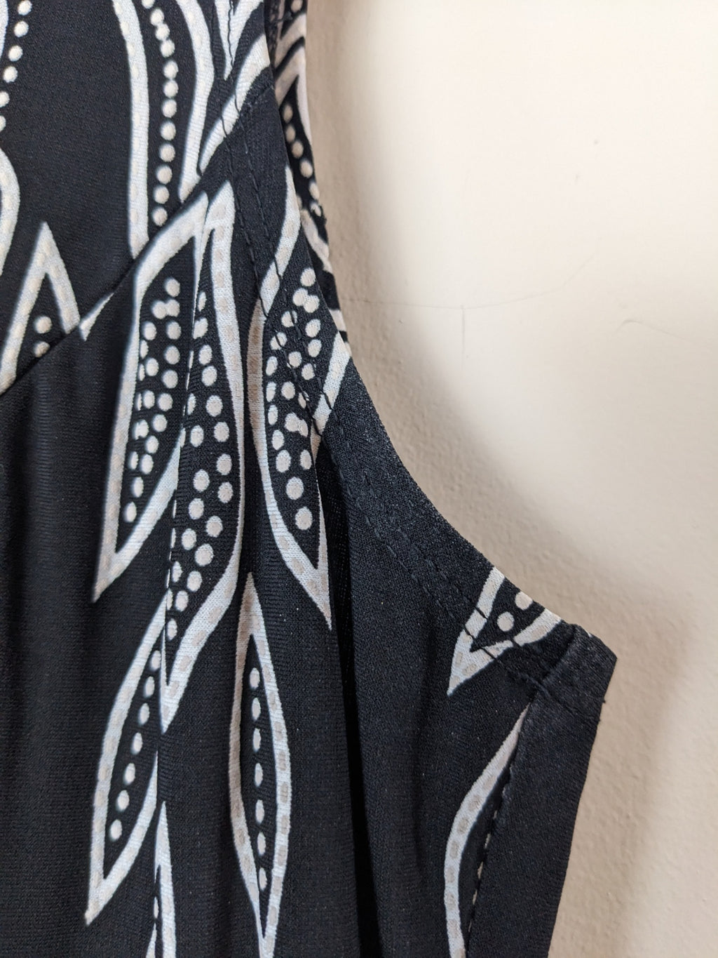 Tanjay Black & White Patterned Maxi Dress - 18