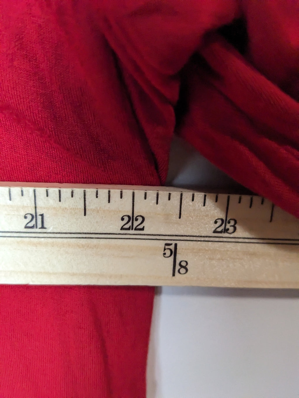 AMANDA GREEN Red Front Tie Long Sleeve - XXL