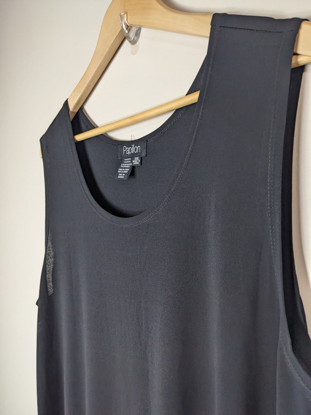 Papillon Black Sleeveless Maxi Dress - XXL