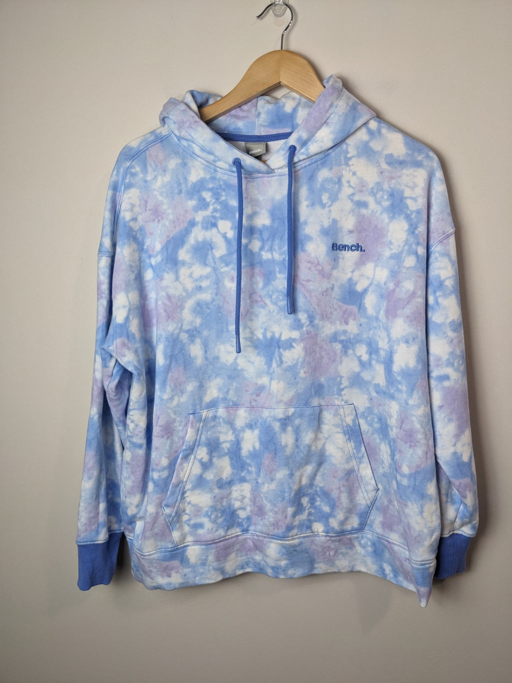 Bench. Tye Dye Blue Hoodie - XL