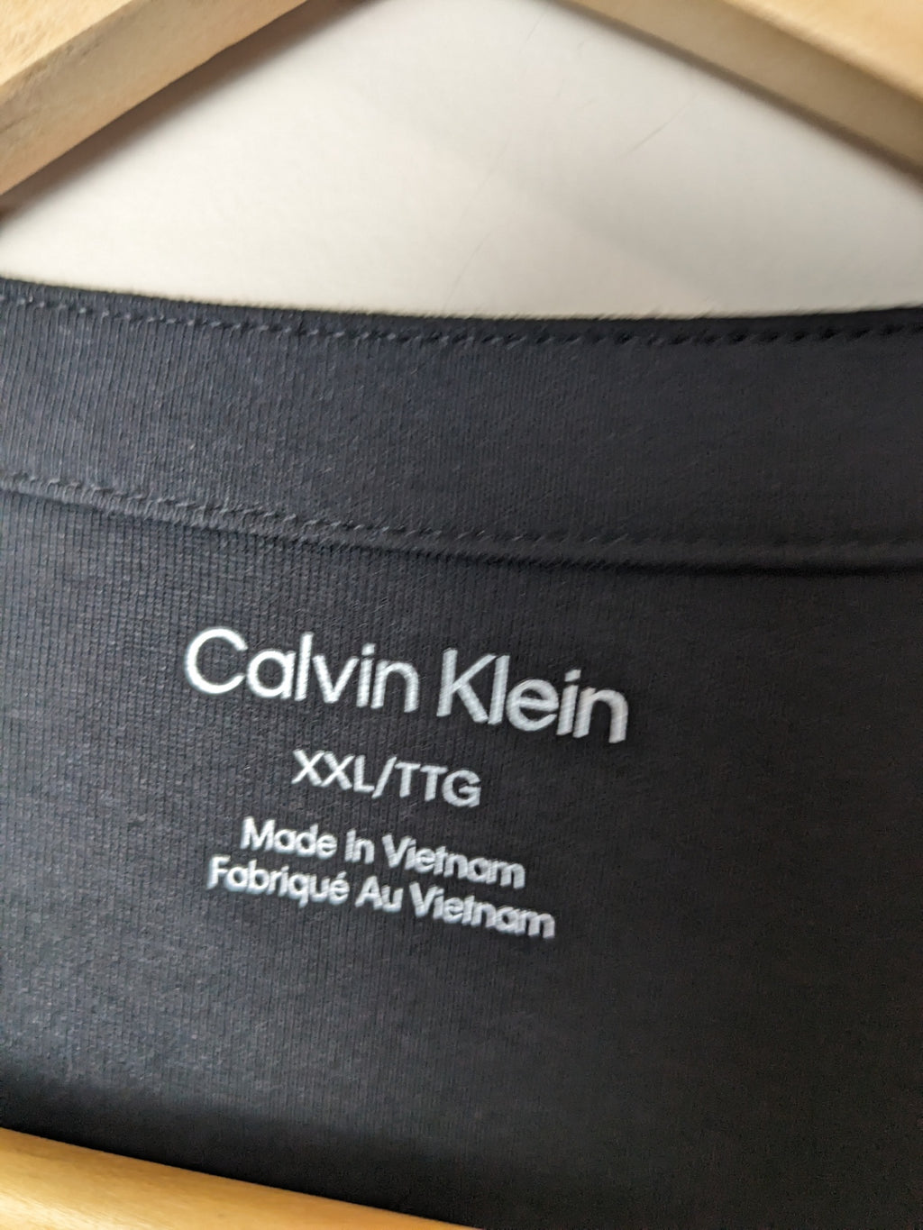 Calvin Klein Black w/ Buttons Long Sleeve- XXL