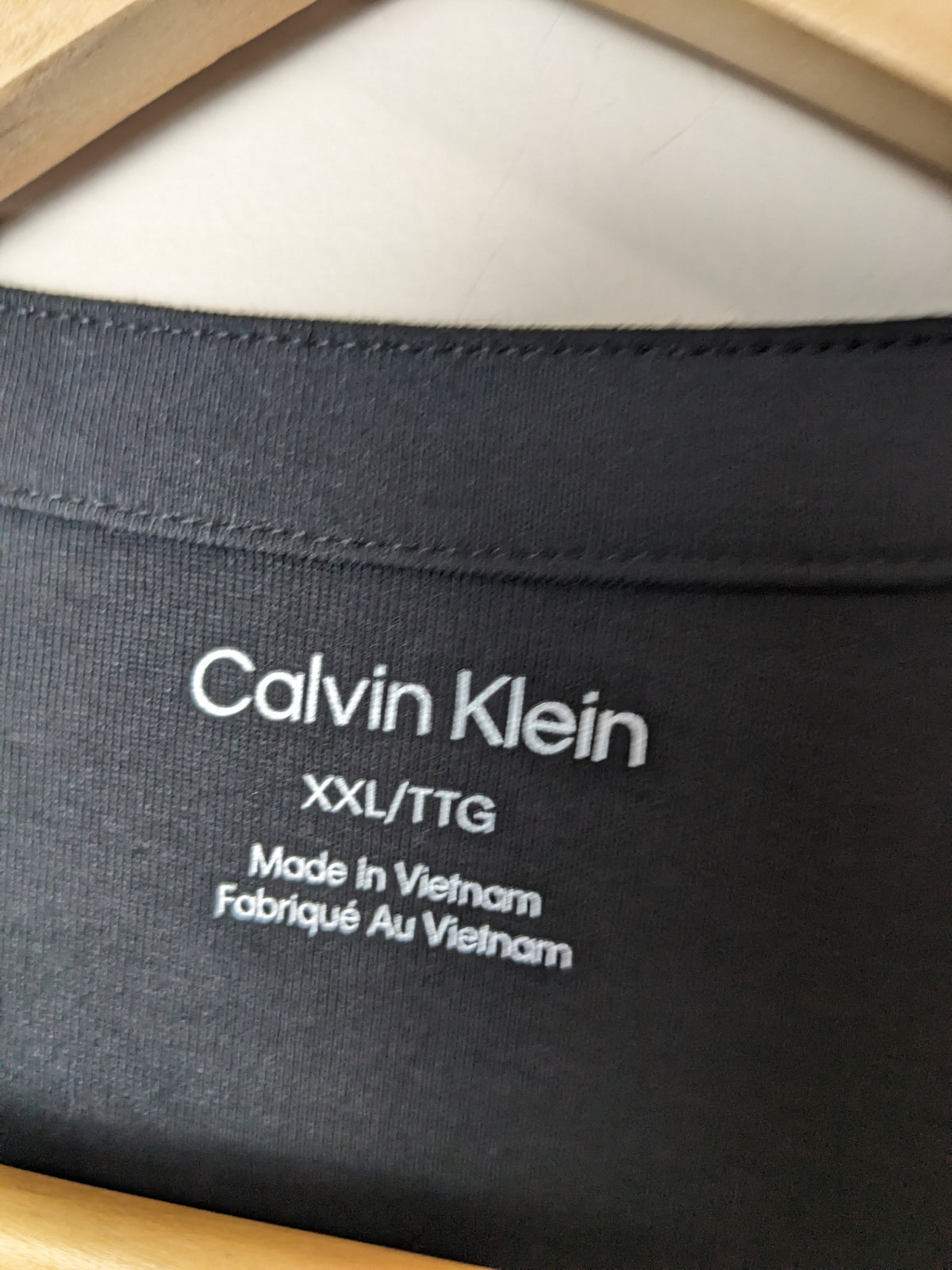 Calvin Klein Black w/ Buttons Long Sleeve- XXL