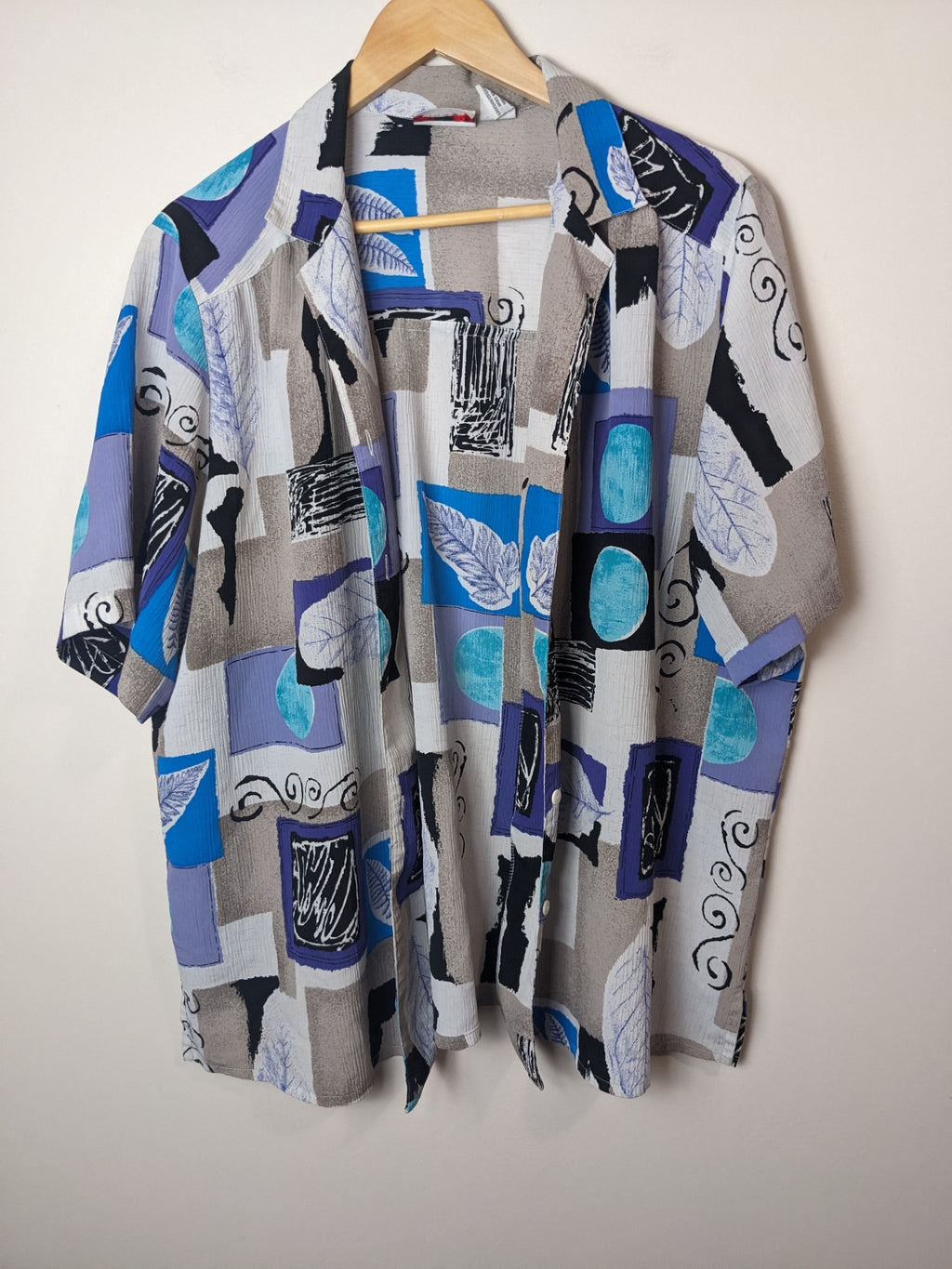 Alia Patterned Button Up Blouse - 18