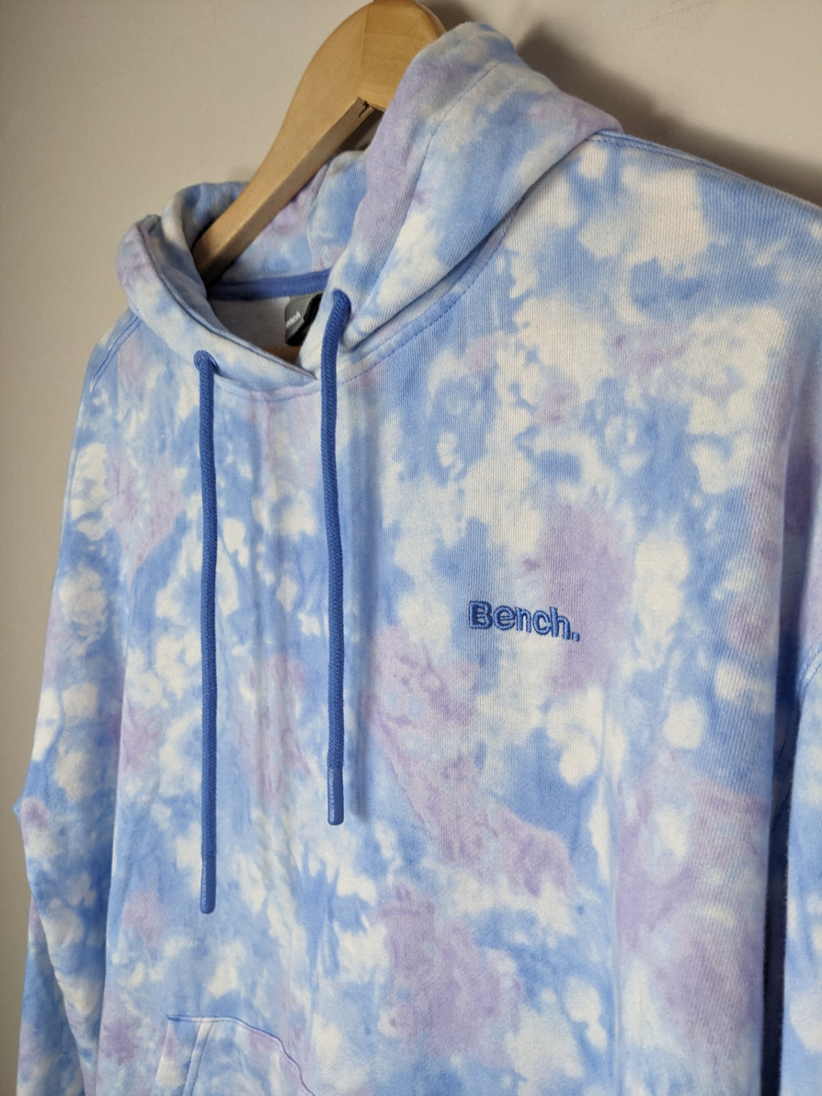 Bench. Tye Dye Blue Hoodie - XL