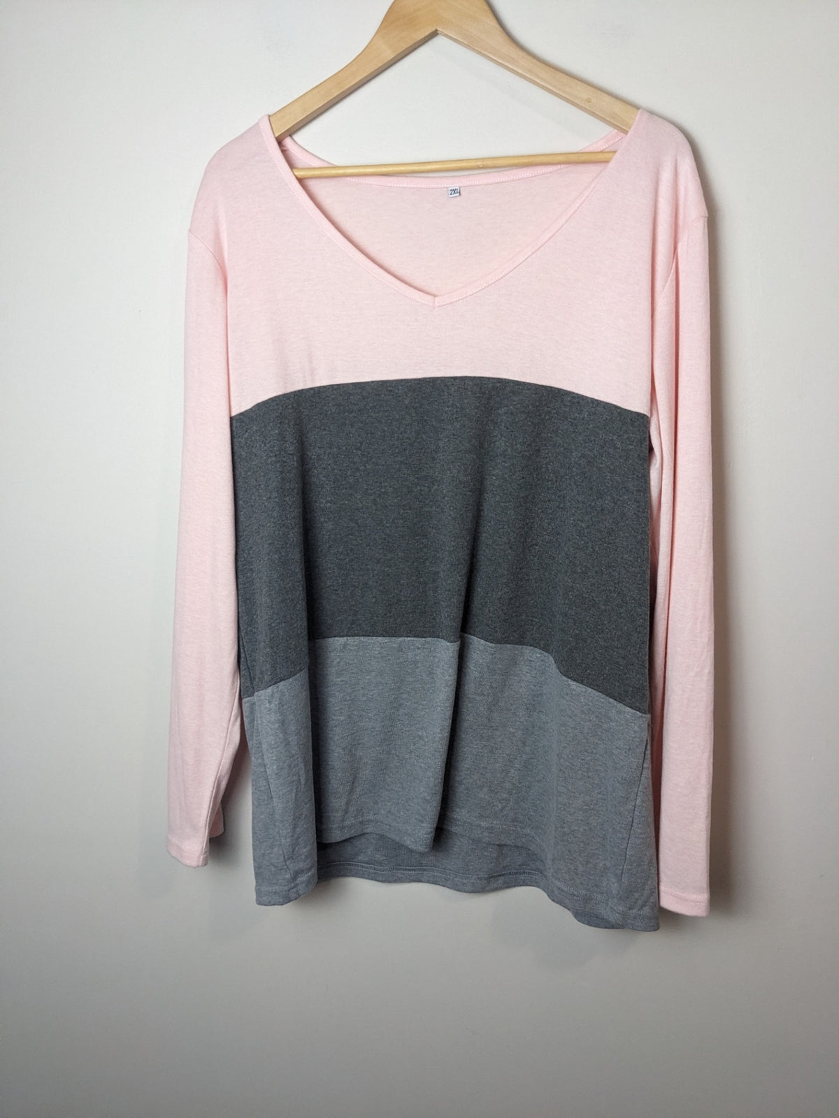 Colour Block Long Sleeve - 2XL