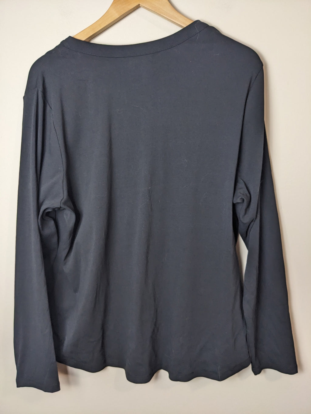 Calvin Klein Black w/ Buttons Long Sleeve- XXL