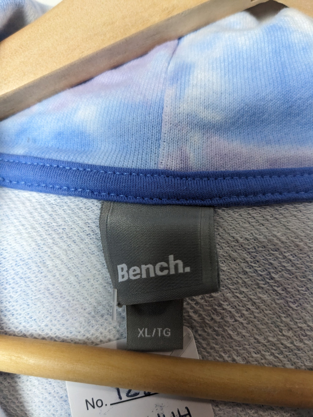 Bench. Tye Dye Blue Hoodie - XL