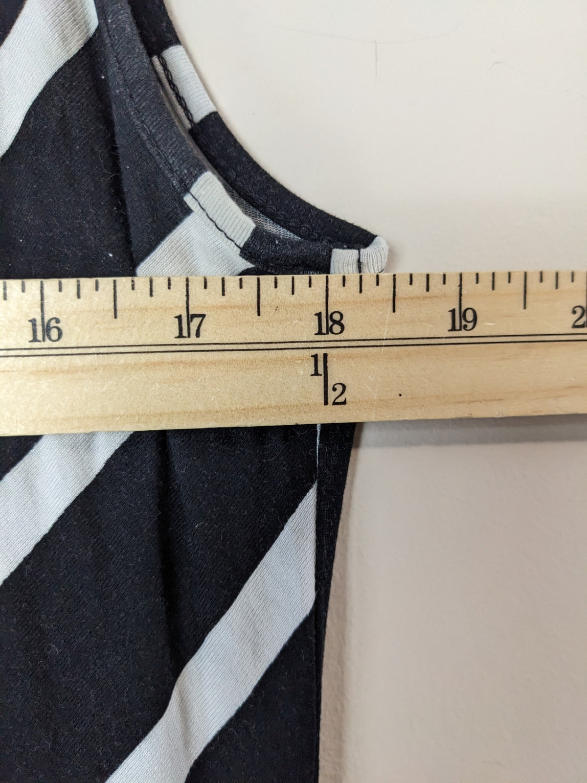 George Striped Maxi Dress - L