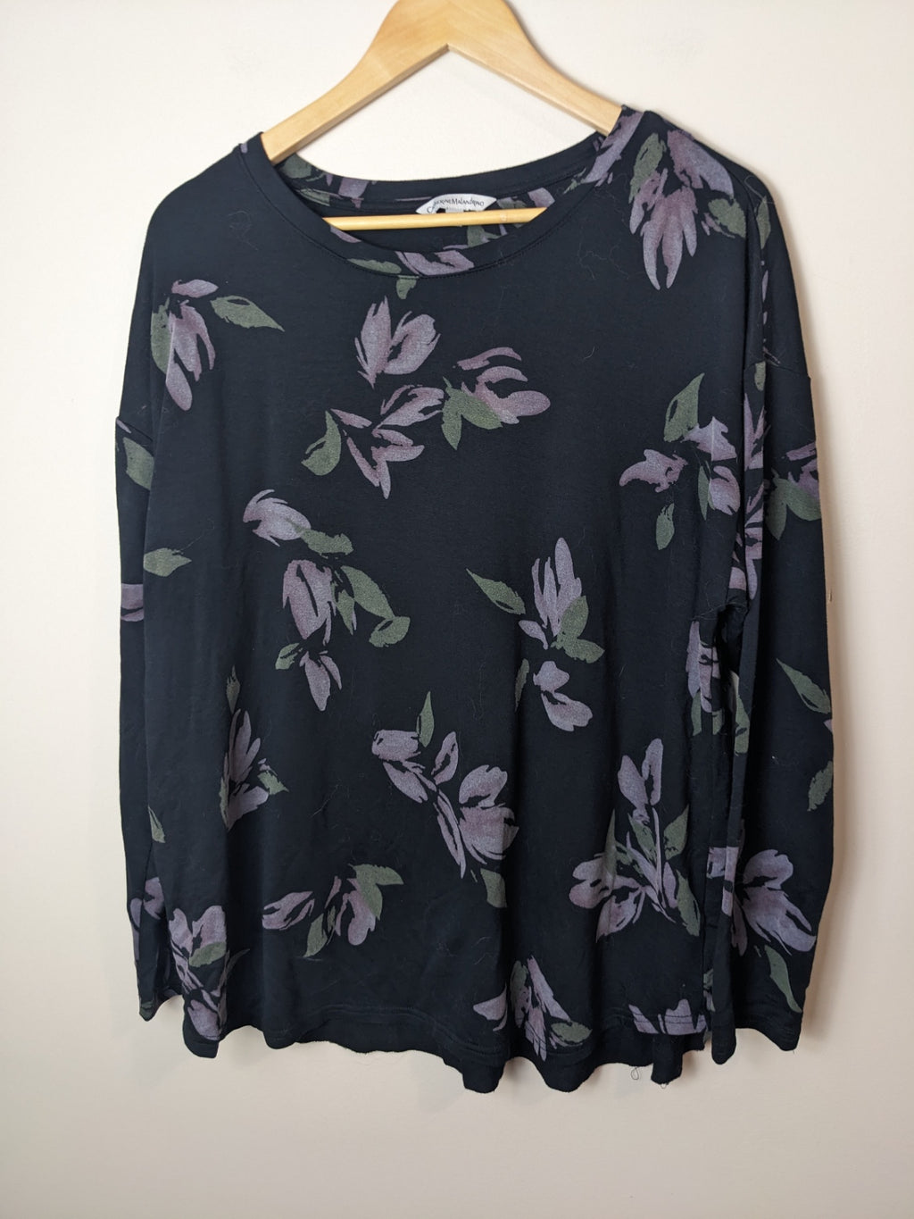 CATHERINE MALANDRINO Floral Long Sleeve - XXL