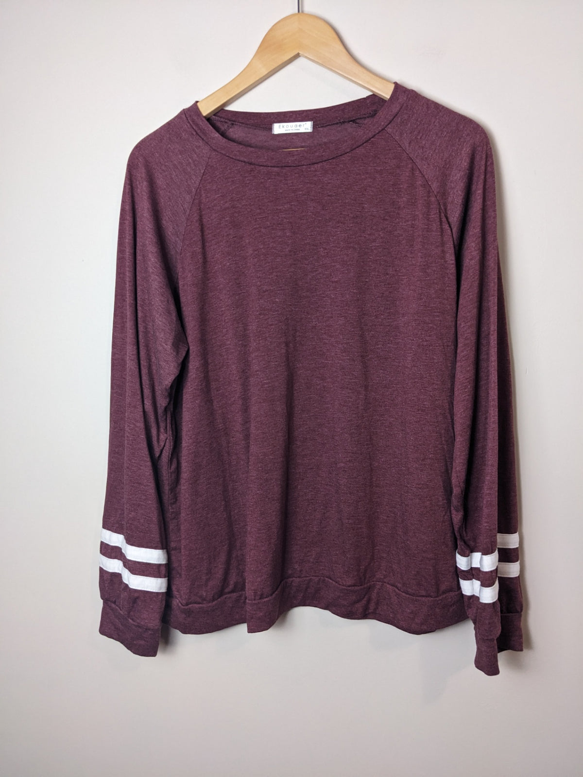 Ekouaer Maroon Long Sleeve - XXL