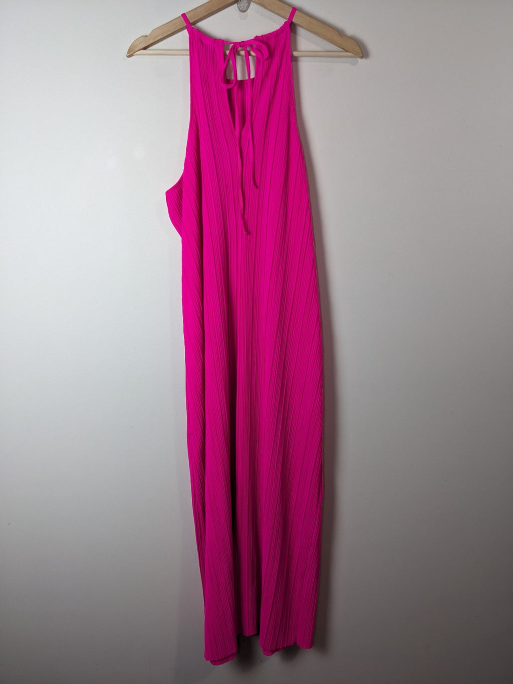 a new day hot pink maxi dress - L