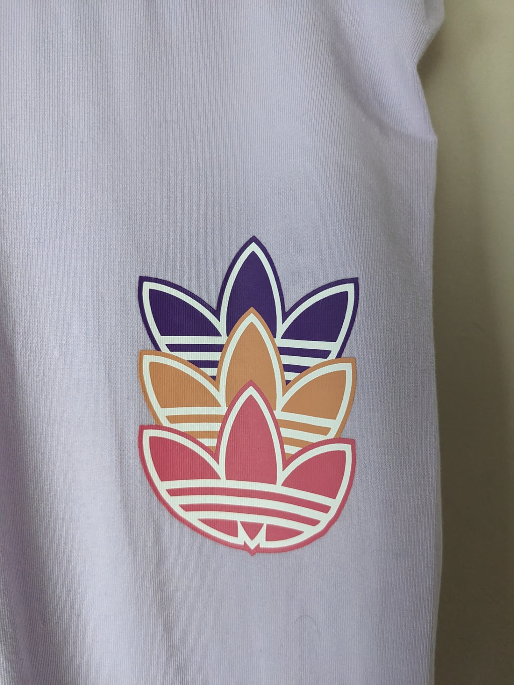 adidas light purple leggings - M