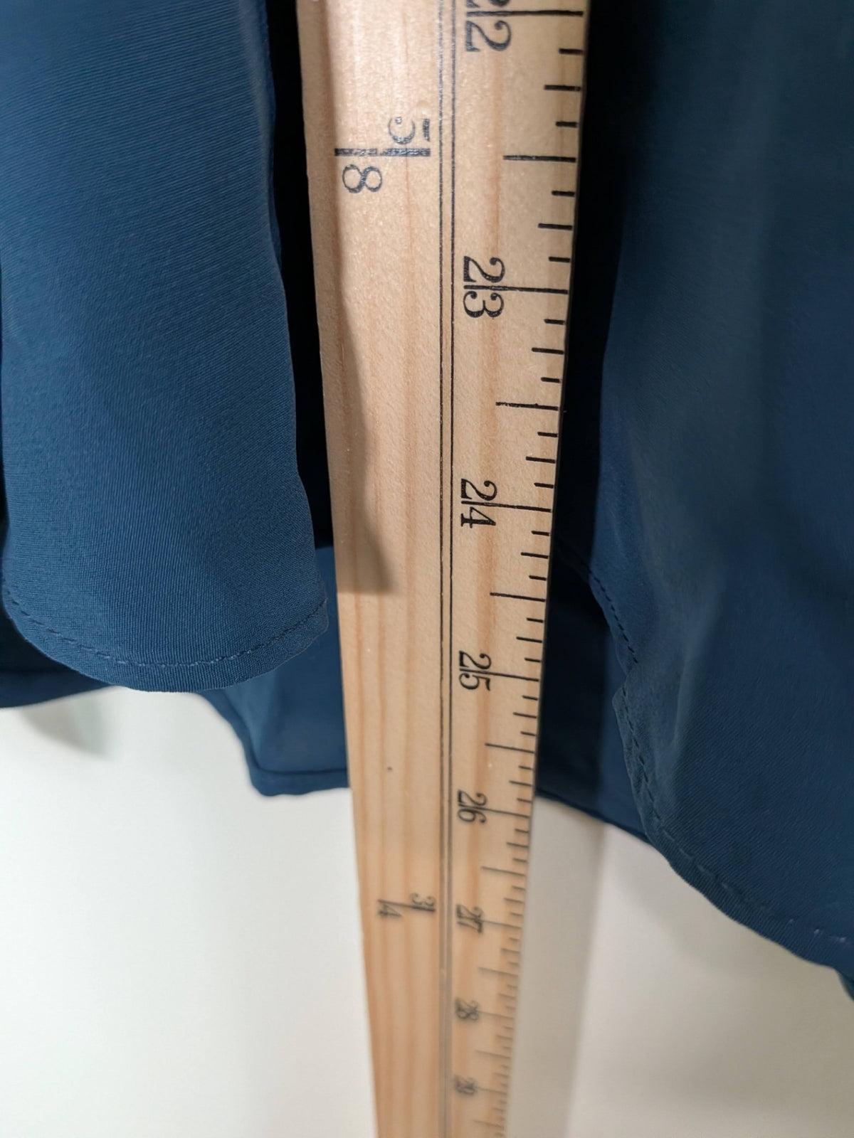 RW&Co. blue long-sleeve blouse  -M
