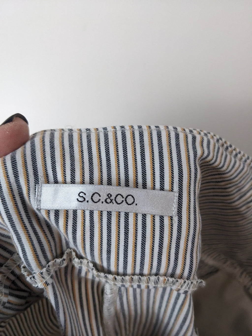S.C. & Co. Striped Pants - 10