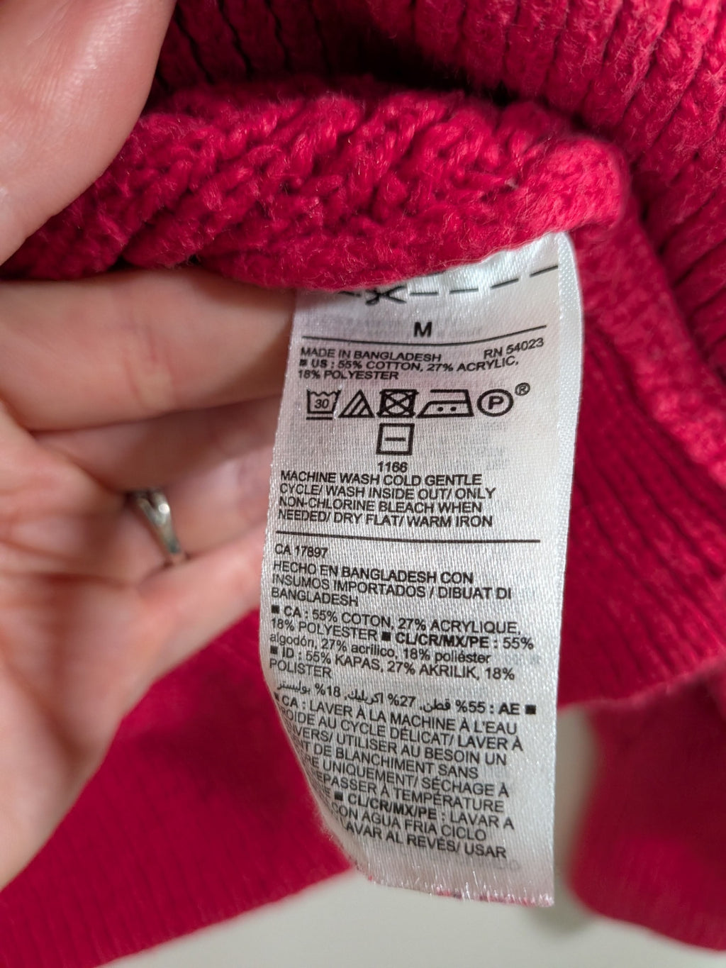 Old Navy pink sweater - M