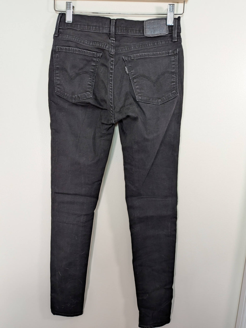 Levi's black super skinny - 27