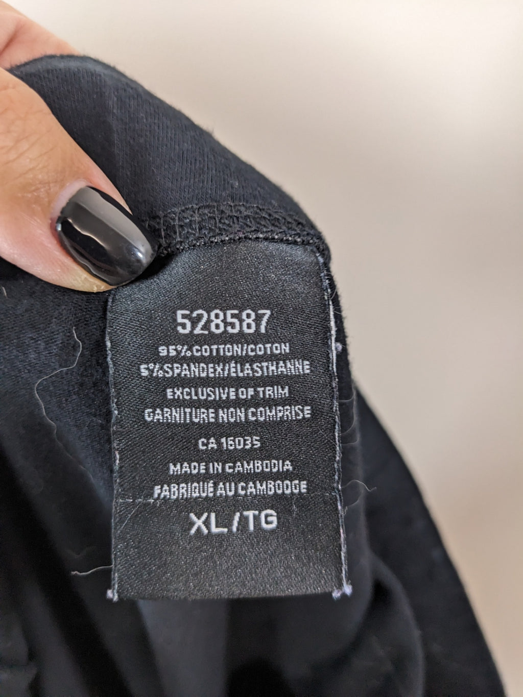 Nicole Miller Black Leggings - XL