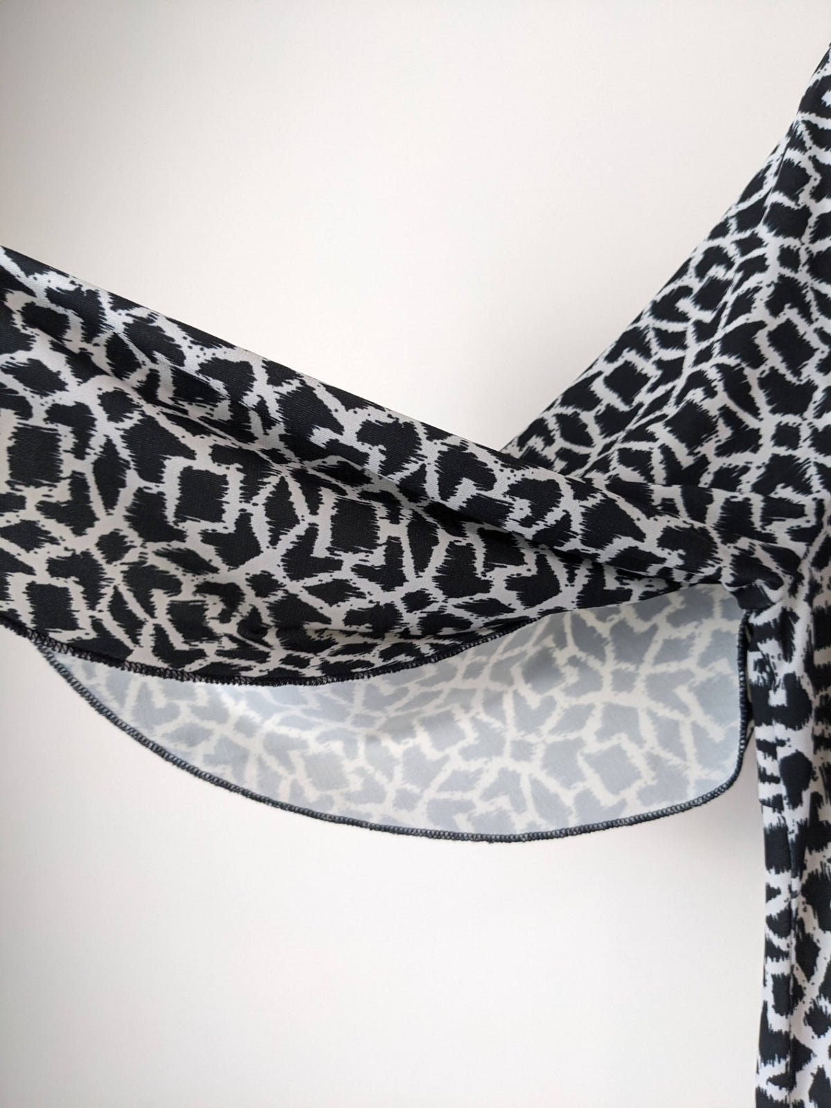 Papillon Black & White Patterned Dress - L