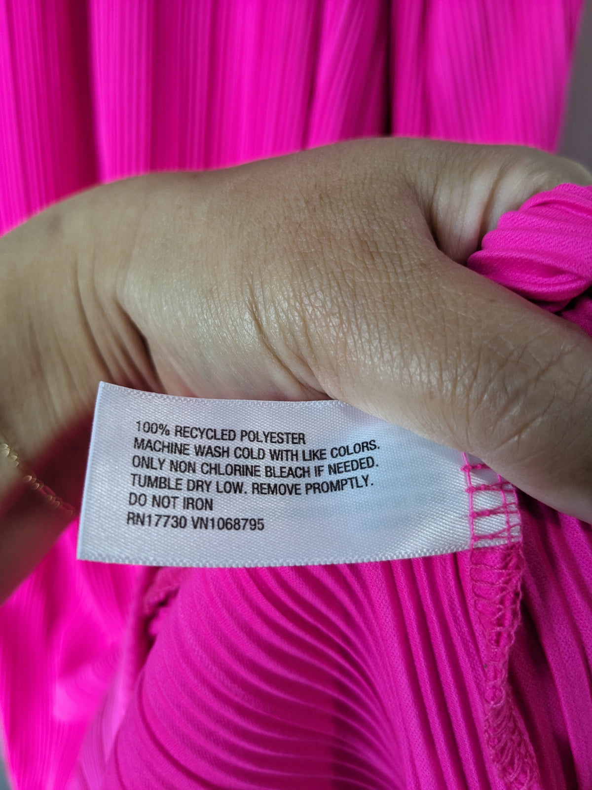 a new day hot pink maxi dress - L
